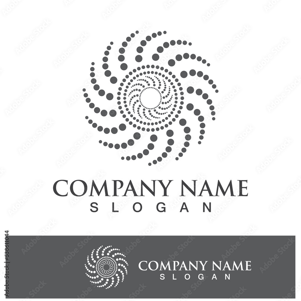 Vortex logo symbol icon illustration Vortex logo symbol icon illustration