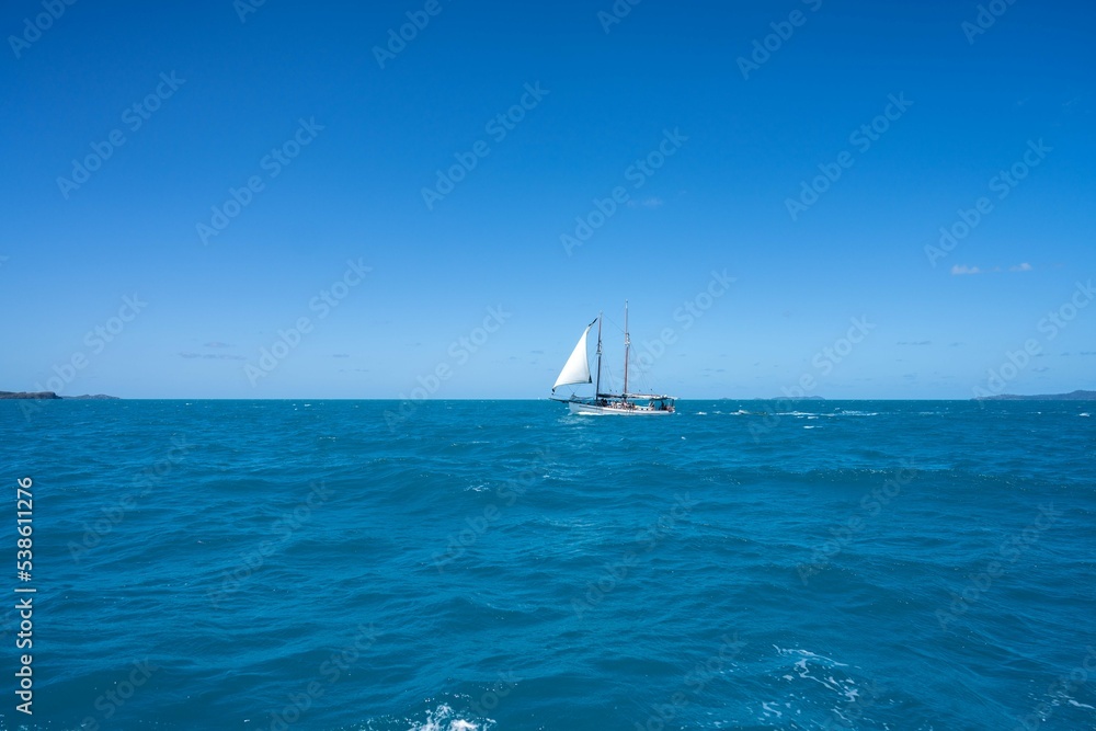 Fototapeta premium islands in the tropics on a yacht