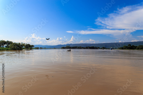 The low land in Rainy season