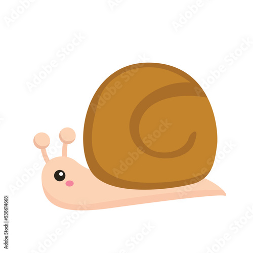 Cute Snail Insect Animal Illustration Vector Clipart