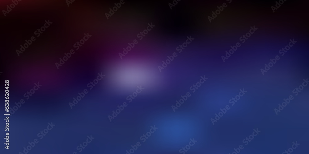 Obraz premium Dark blue, red vector abstract blur backdrop.