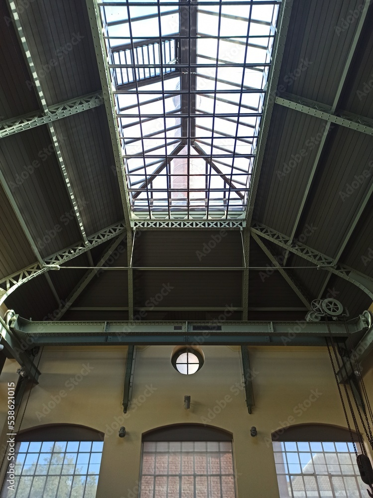 Lille, September 2022: Magnificent facades of the buildings of Lille, the capital of Flanders - Former industrial building housing the ENSAM school Lille, September 2022: Magnificent facades of the buildings of Lille, the capital of Flanders - Former industrial building housing the ENSAM school