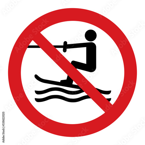 No Water Skiing 