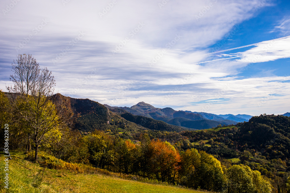 Autumn in Rocabruna, La Alta Garrotxa, Spain