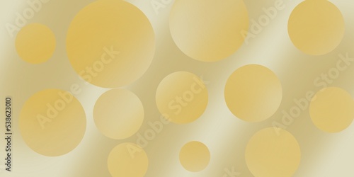 Golden circle background 