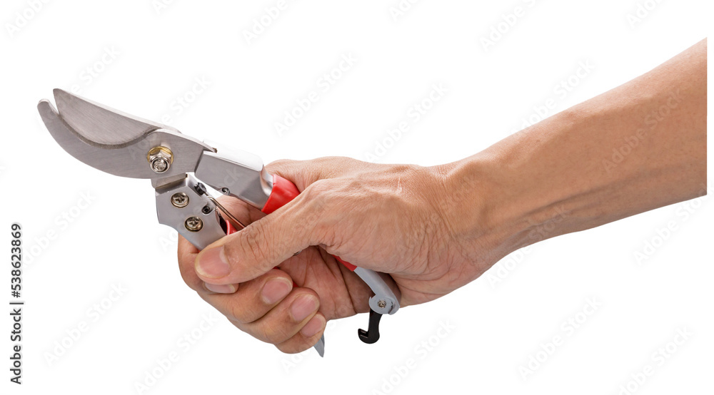 hand holding scissors isolated and save as to PNG file hand holding scissors isolated and save as to PNG file