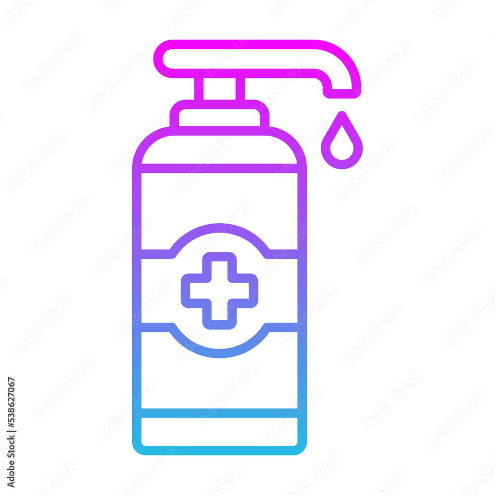 Fototapeta premium Antiseptic Icon