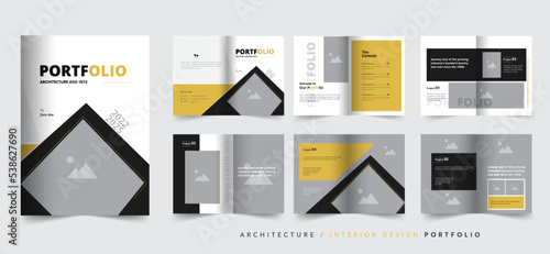 Architecture & Interior  portfolio or portfolio template design
