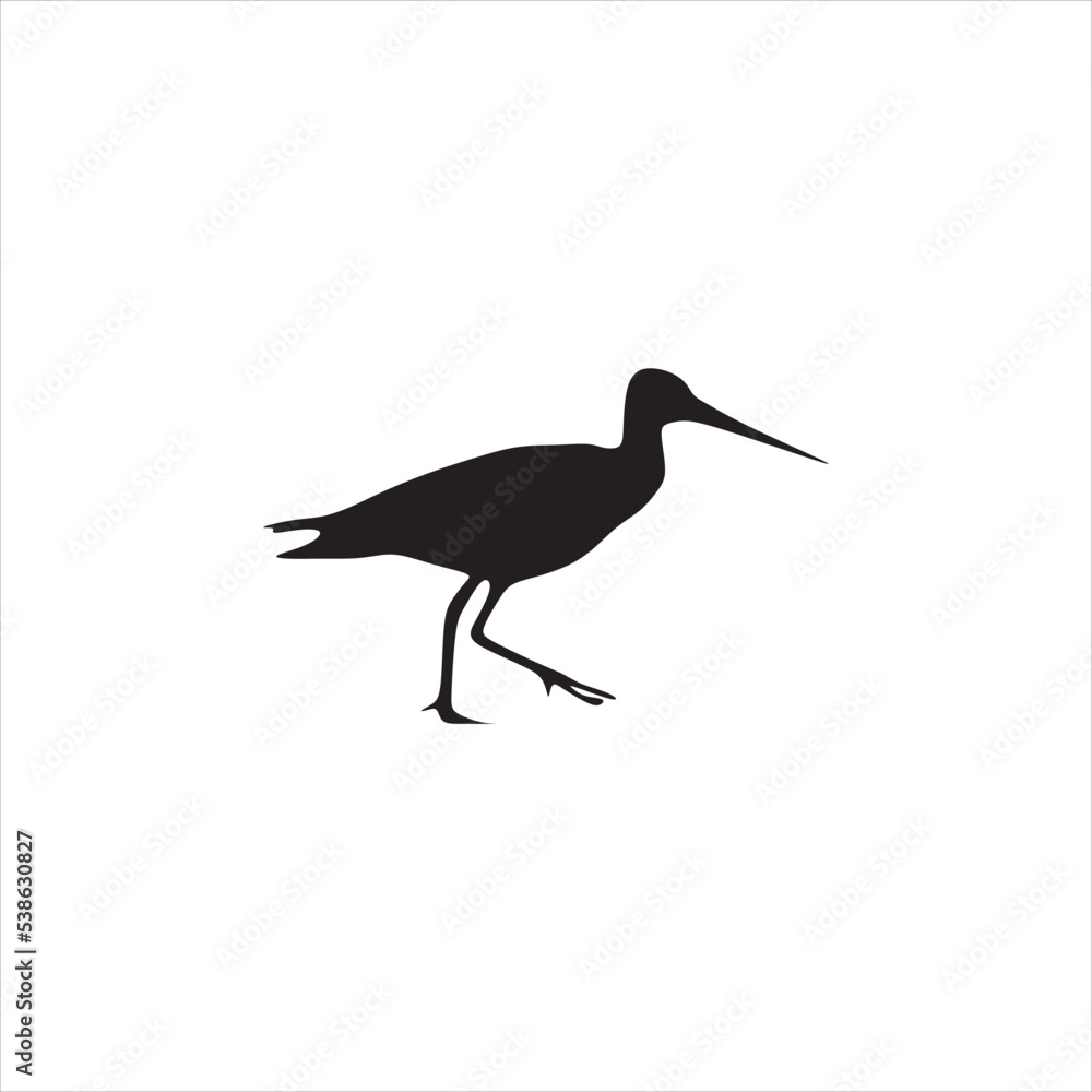 Fototapeta premium minimalistic bird icon logo vector illustration