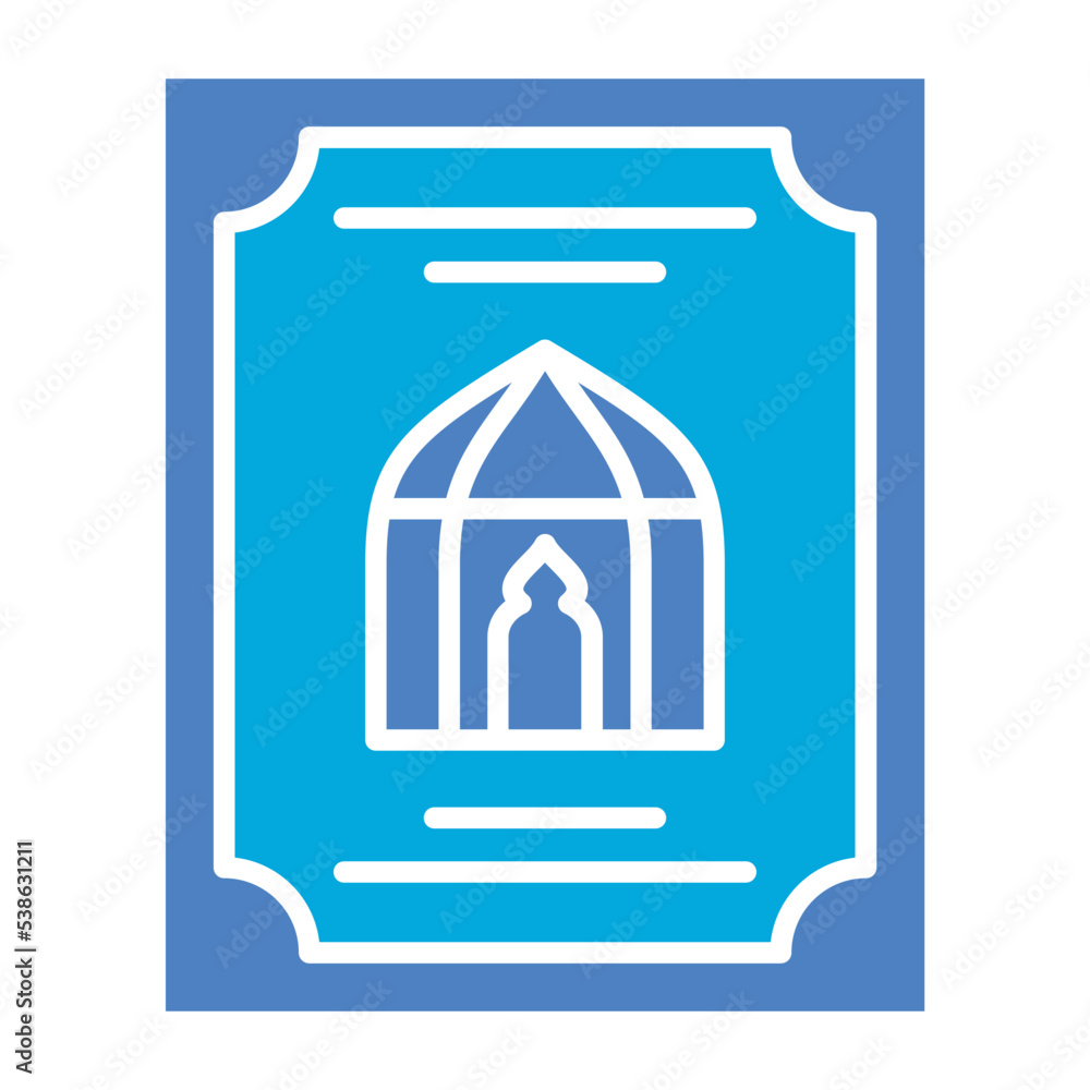 Poster Glyph Two Color Icon Poster Glyph Two Color Icon