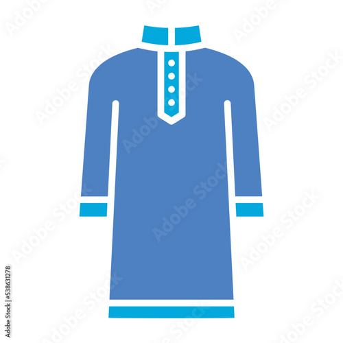 Kurta Glyph Two Color Icon