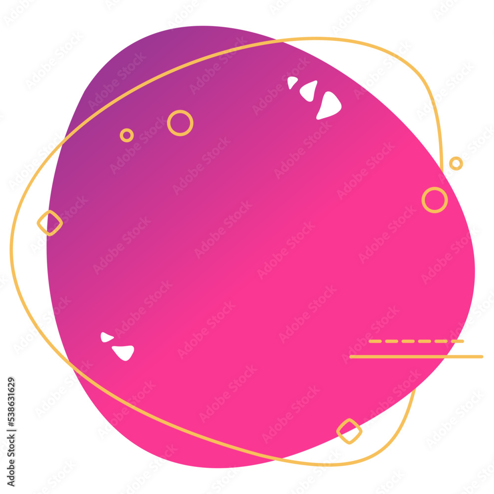 abstract liquid banner