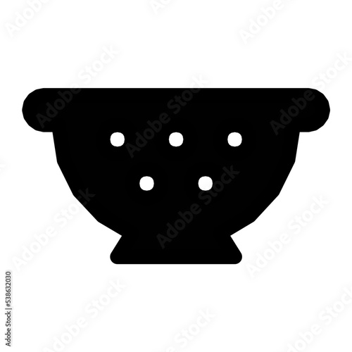 Colander Vector Icon