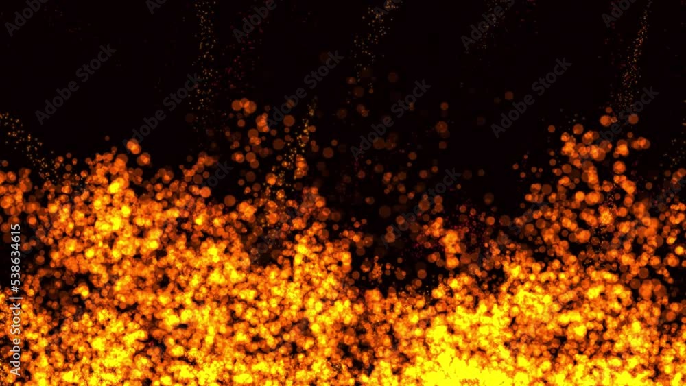 Abstract motion background of burning fire flame and particles Abstract motion background of burning fire flame and particles