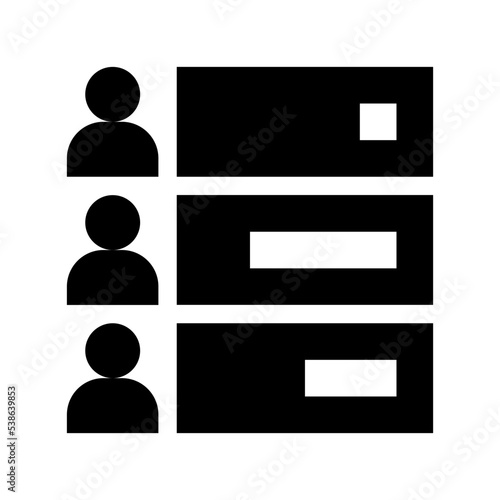 Ranking Vector Icon 