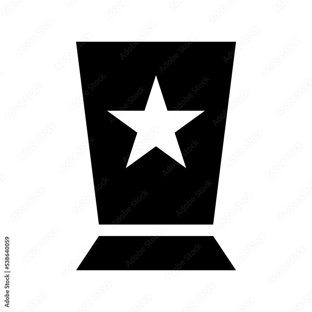 Star Shield Award Vector Icon Star Shield Award Vector Icon
