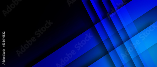 Geometric dark blue texture background with modern business concept for presentation