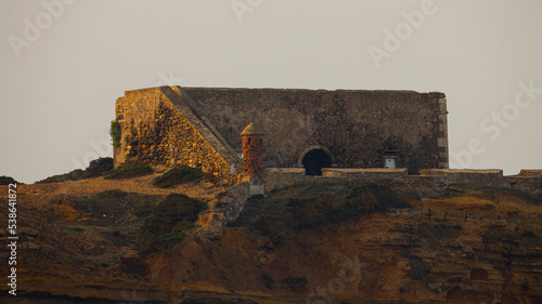 Forte do Milreu at Ericeira in an huge sunrise.