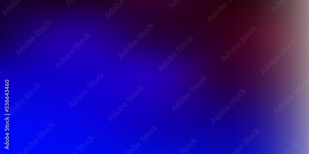Dark blue, red vector abstract blur pattern.