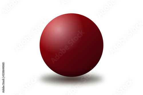 Red Sphere 3D, Red Ball 3D, PNG Red Bubble