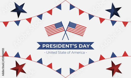 happy united states president's day background compatible with the same theme