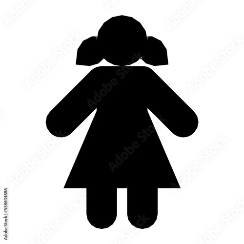 Girl Vector Icon 