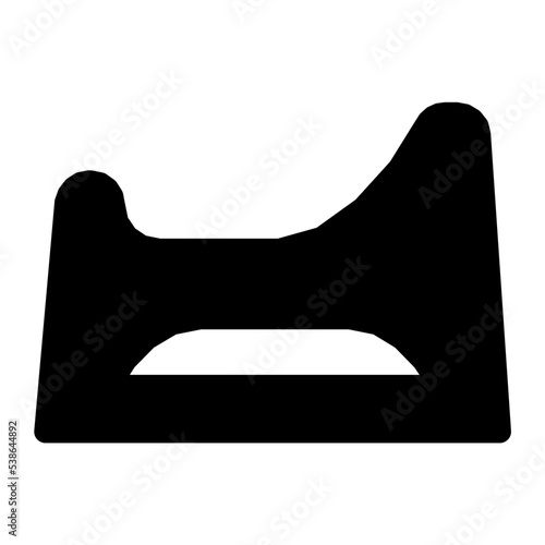 Chamber Pot Vector Icon 