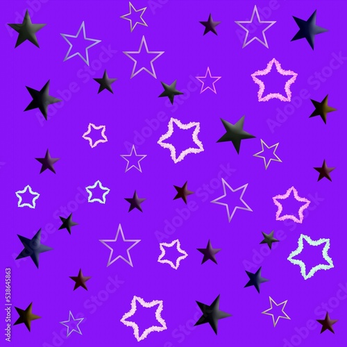 Sfondo viola con stelle 