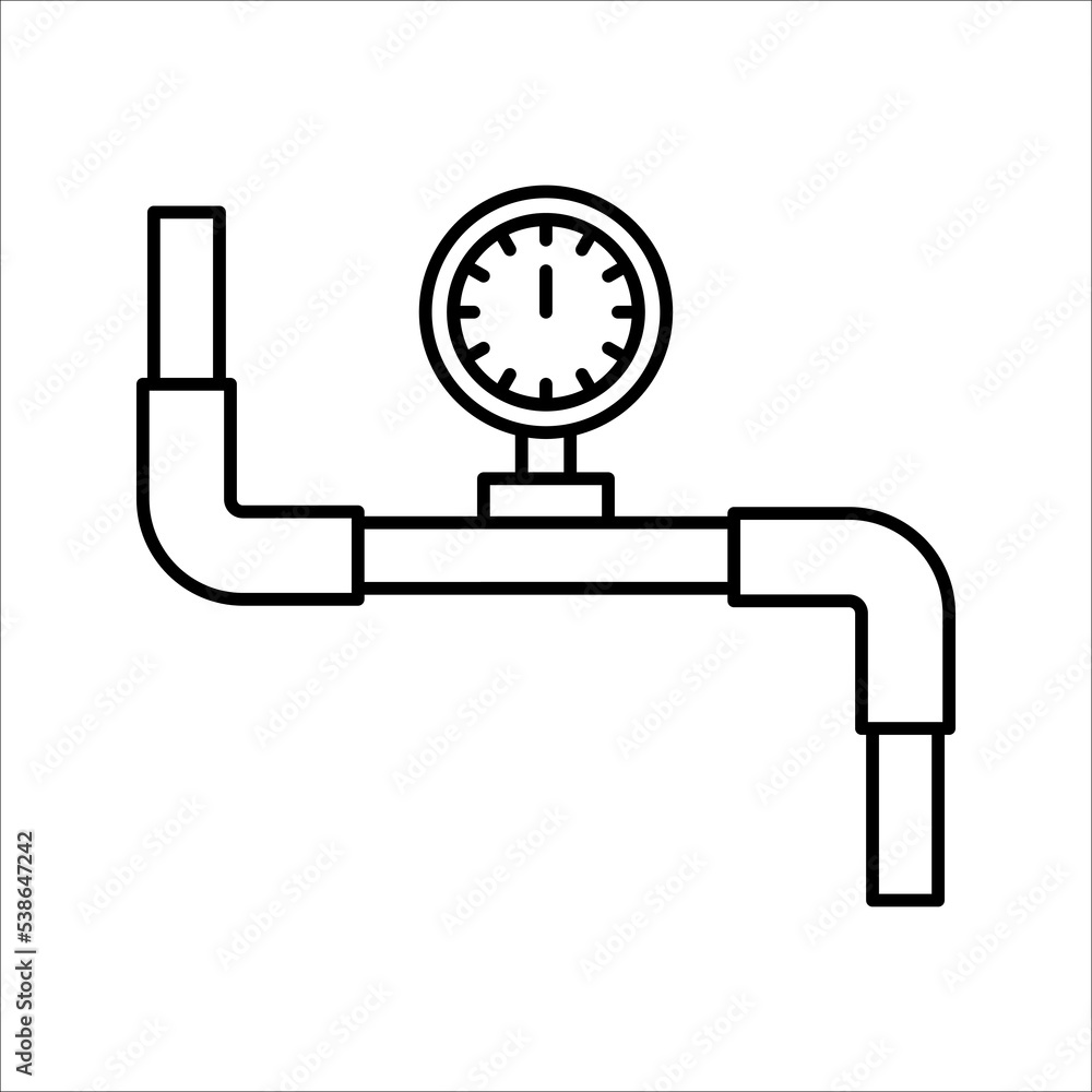 pipeline icon vector button logo symbol concept. vector illustration on white background.