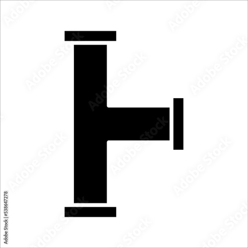 pipeline icon vector button logo symbol concept. vector illustration on white background.