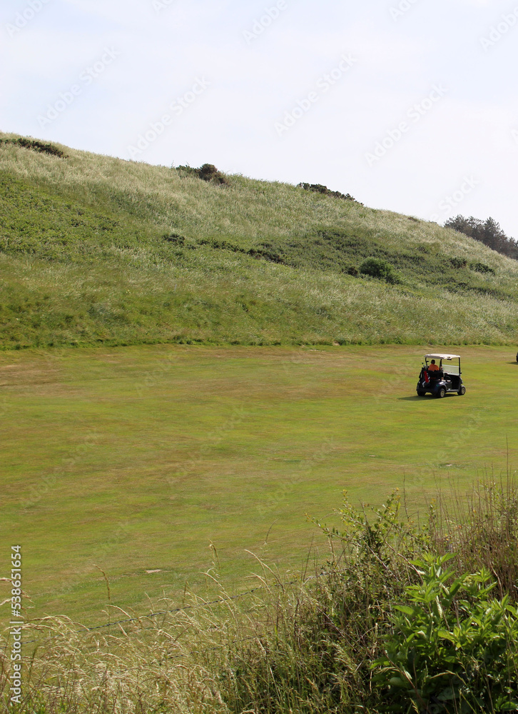 Naklejka premium Paysage / Etretat / Normandie / golf