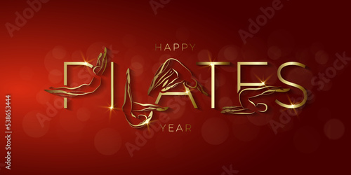 Happy New Year Pilates Banner