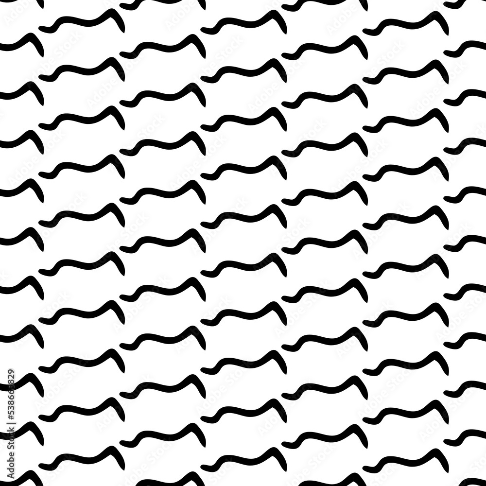 Seamless pattern with sketch squiggle Seamless pattern with sketch squiggle