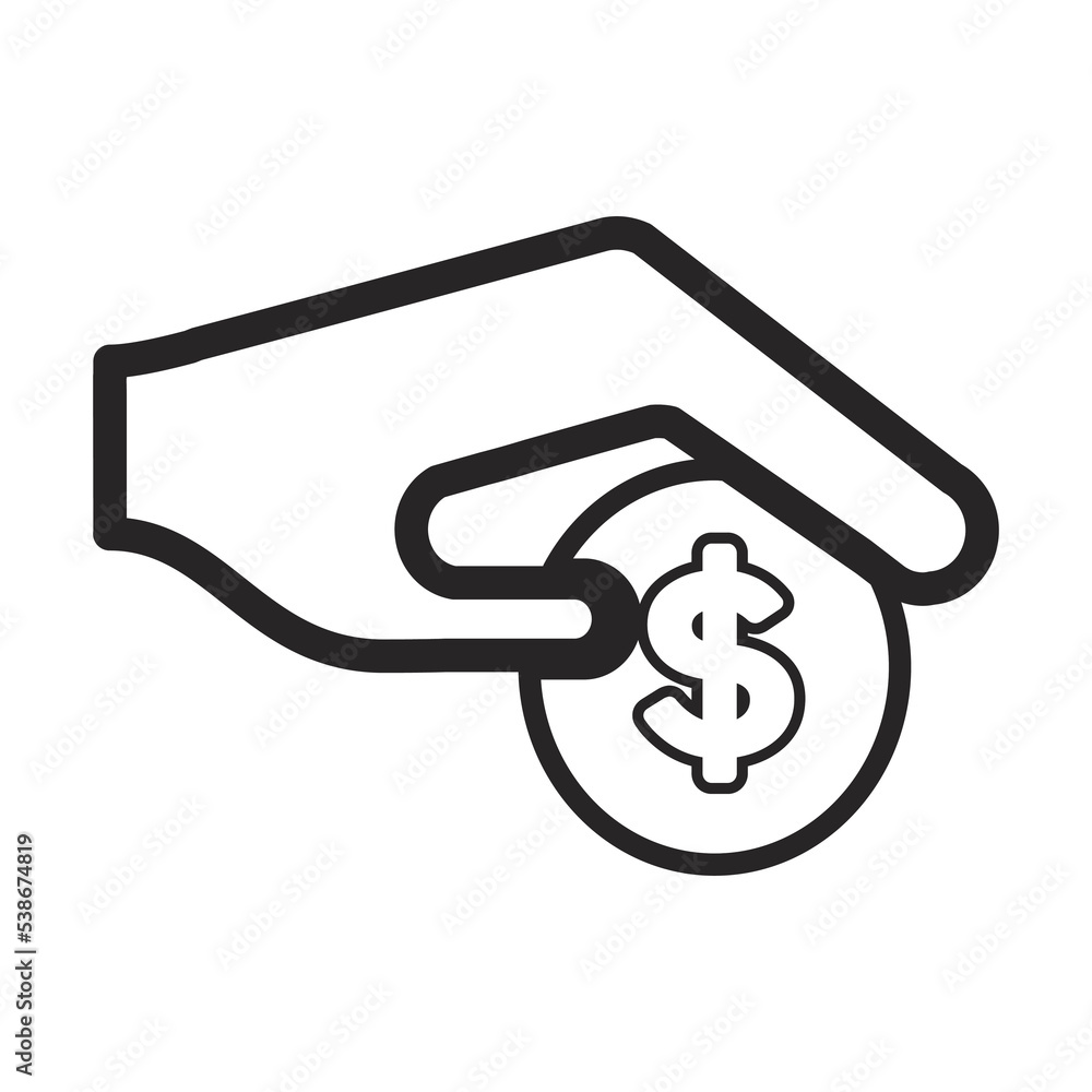 Donate icon, transparent background png Donate icon, transparent background png