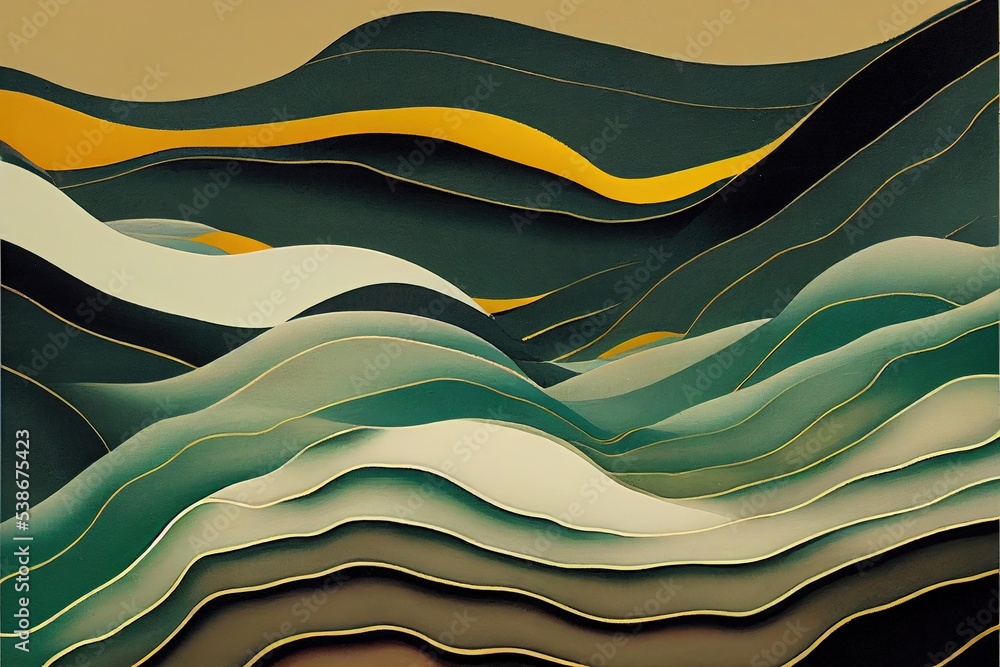 blush undulating waves abstract painting like calligraphy blush undulating waves abstract painting like calligraphy