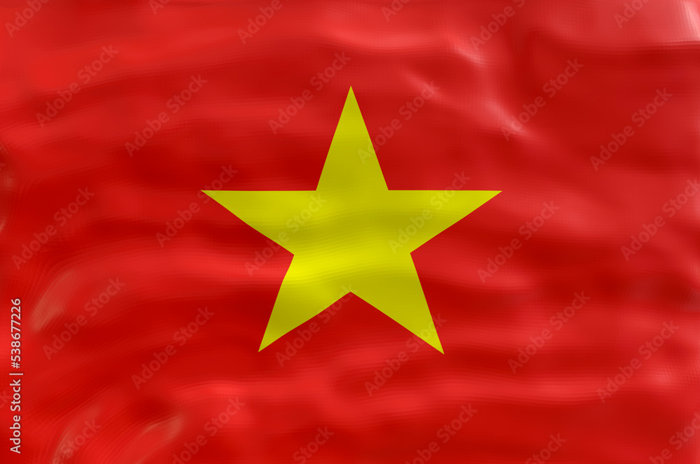 National flag of Vietnam. Background with flag of Vietnam National flag of Vietnam. Background with flag of Vietnam