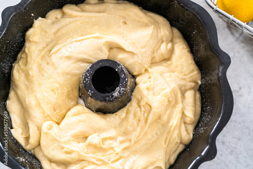 Canvastavla Lemon pound cake