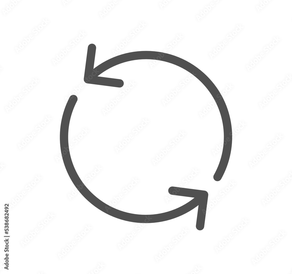 Arrow icon outline and linear vector.
Arrow icon outline and linear vector.
