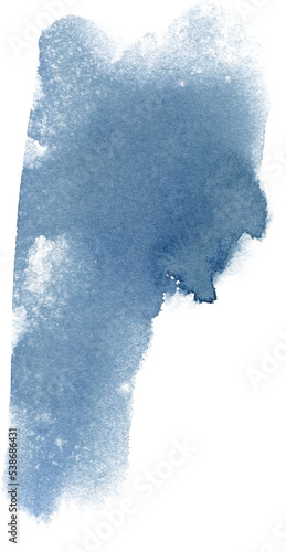 Wallpaper Mural Beautiful hand drawn abstract watercolor blue stain Torontodigital.ca