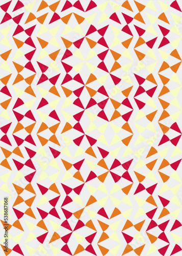 Abstract Geometric Pattern generative computational art illustration