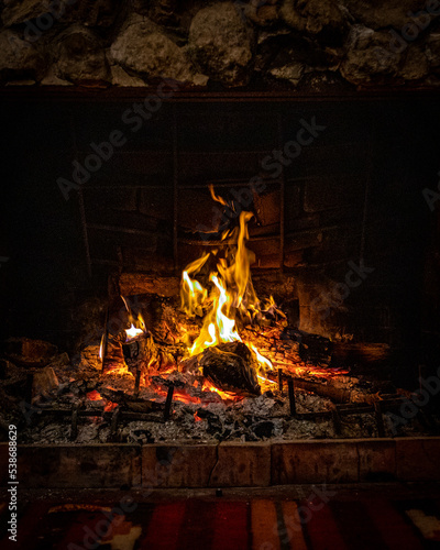 Fireplace at home