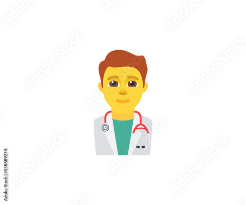 Doctor Vector Isolated Character. Doctor Icon