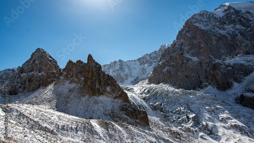 Snow in the mountains