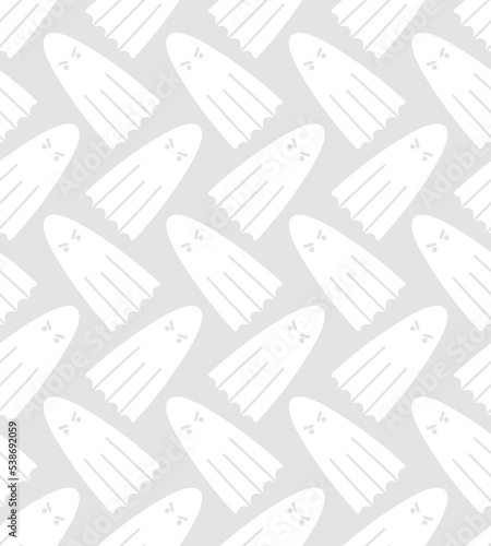 Ghost Pattern seamless. spook Background. halloween texture