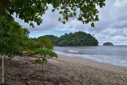 Beach views at tropical Manuel Antonio National Park, Costa Rica. Central America. © Jeremy