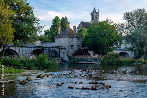 Obraz na płótnie La vallée du Loing w salonie