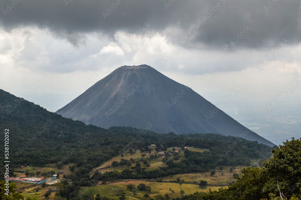 View on Izalco Volcano from Santa Ana Volcano View on Izalco Volcano from Santa Ana Volcano