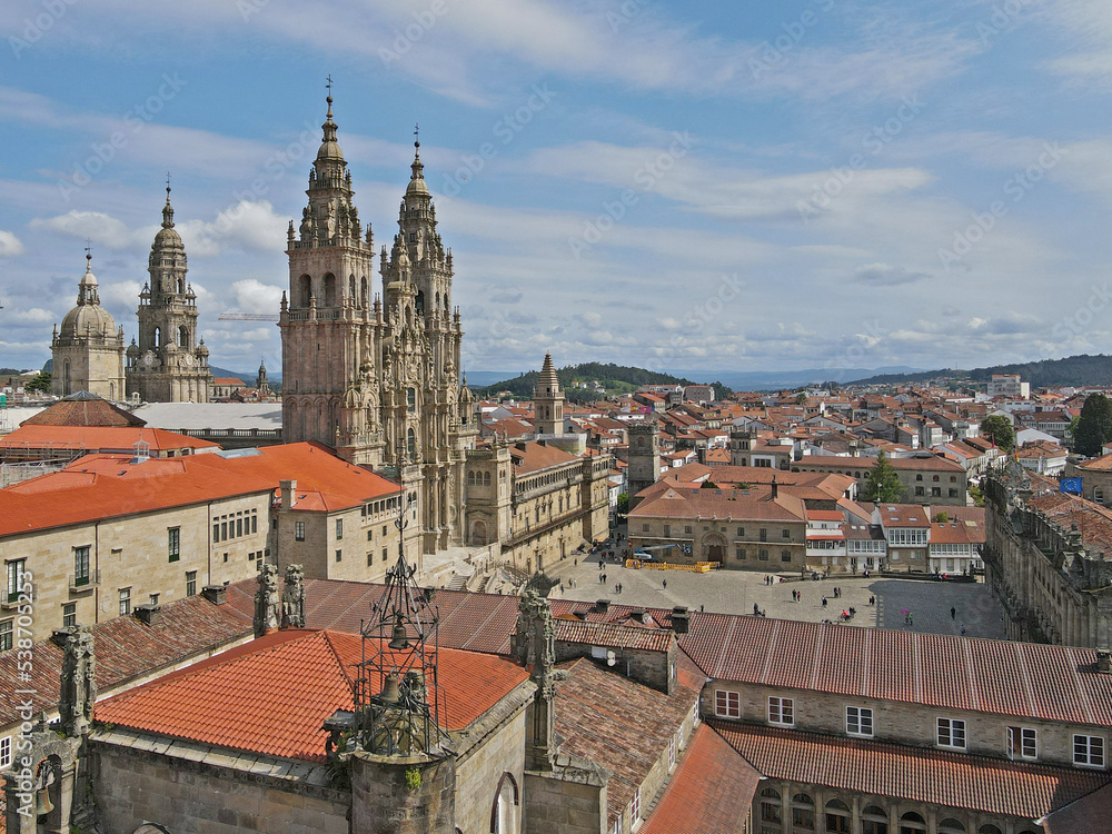 Kathedrale von Santiago de Compostela, Galicien, Spanien