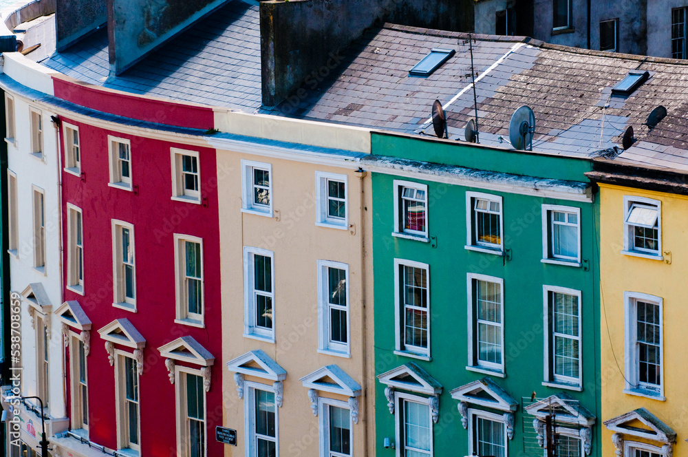 colorful houses in Ireland colorful houses in Ireland