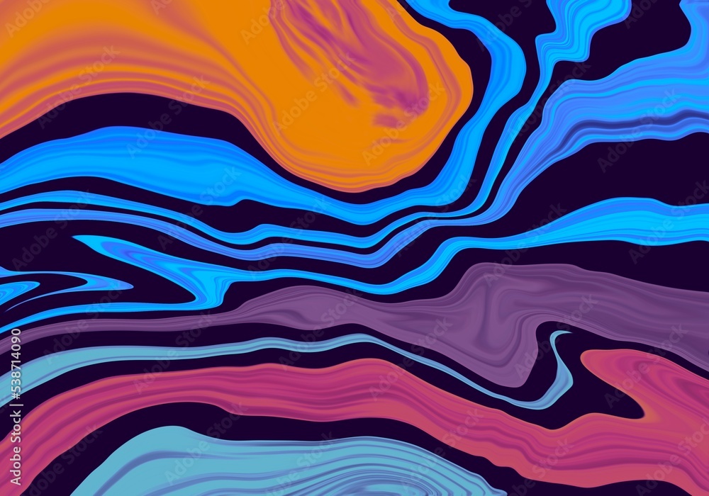 Obraz premium Resin art oil marble background for fabrics and wrapping paper and accessories and linens and home decor